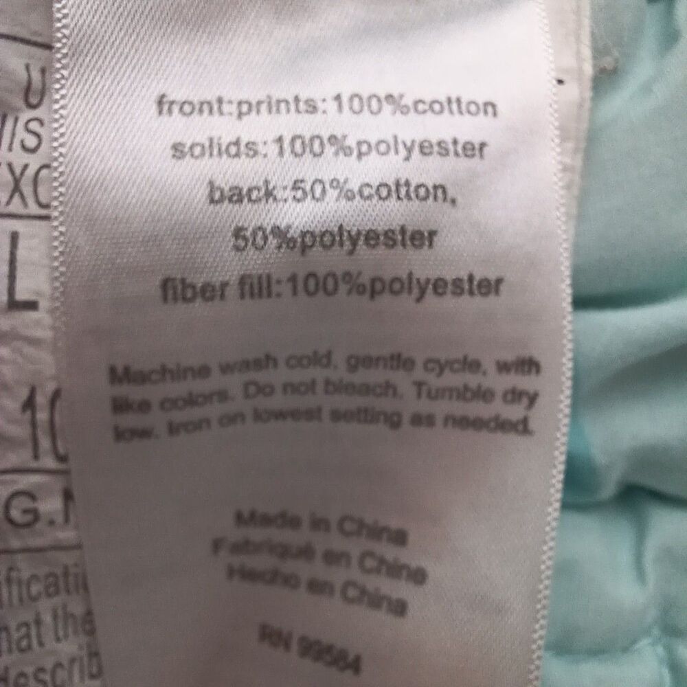 Disney Baby Finding Nemo Crib Blanket Squirt Ocean Theme Blue Quilt - Picture 7 of 8